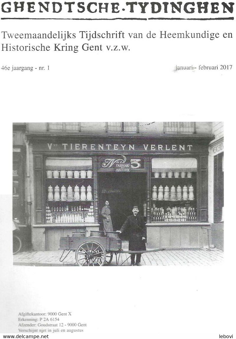 «GHENDTSCHE – TYDINGHEN » Tweemaandelijks Tijdschrift Van De Heemkundige Historische Kring Gent V.z.w. » 1-2 - 2017 -->- - Other & Unclassified