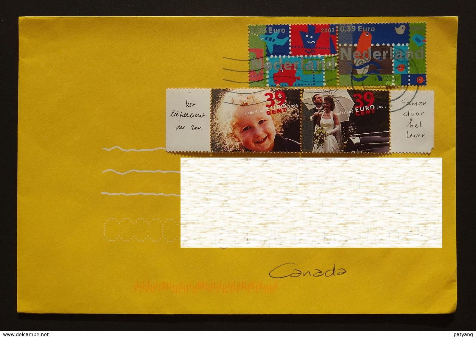 2022 Netherlands To Canada Cover - Storia Postale