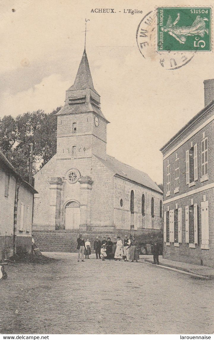 80 - ACHEUX - L' Eglise - Acheux En Amienois