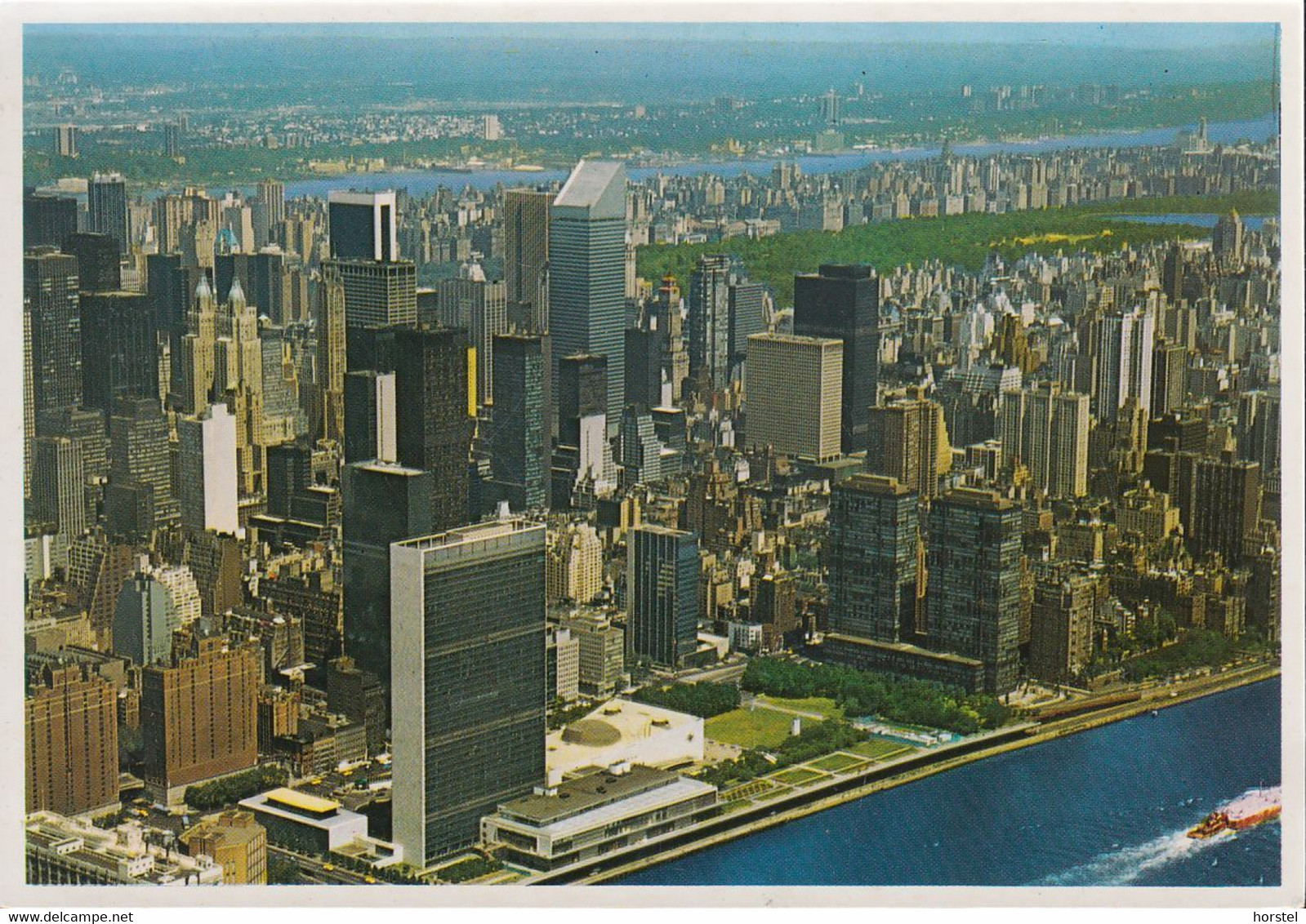 USA - New York - East And Hudson River - Citi-Corp Center Building - UN - Central Park - Luftbild - Aerial View - Hudson River