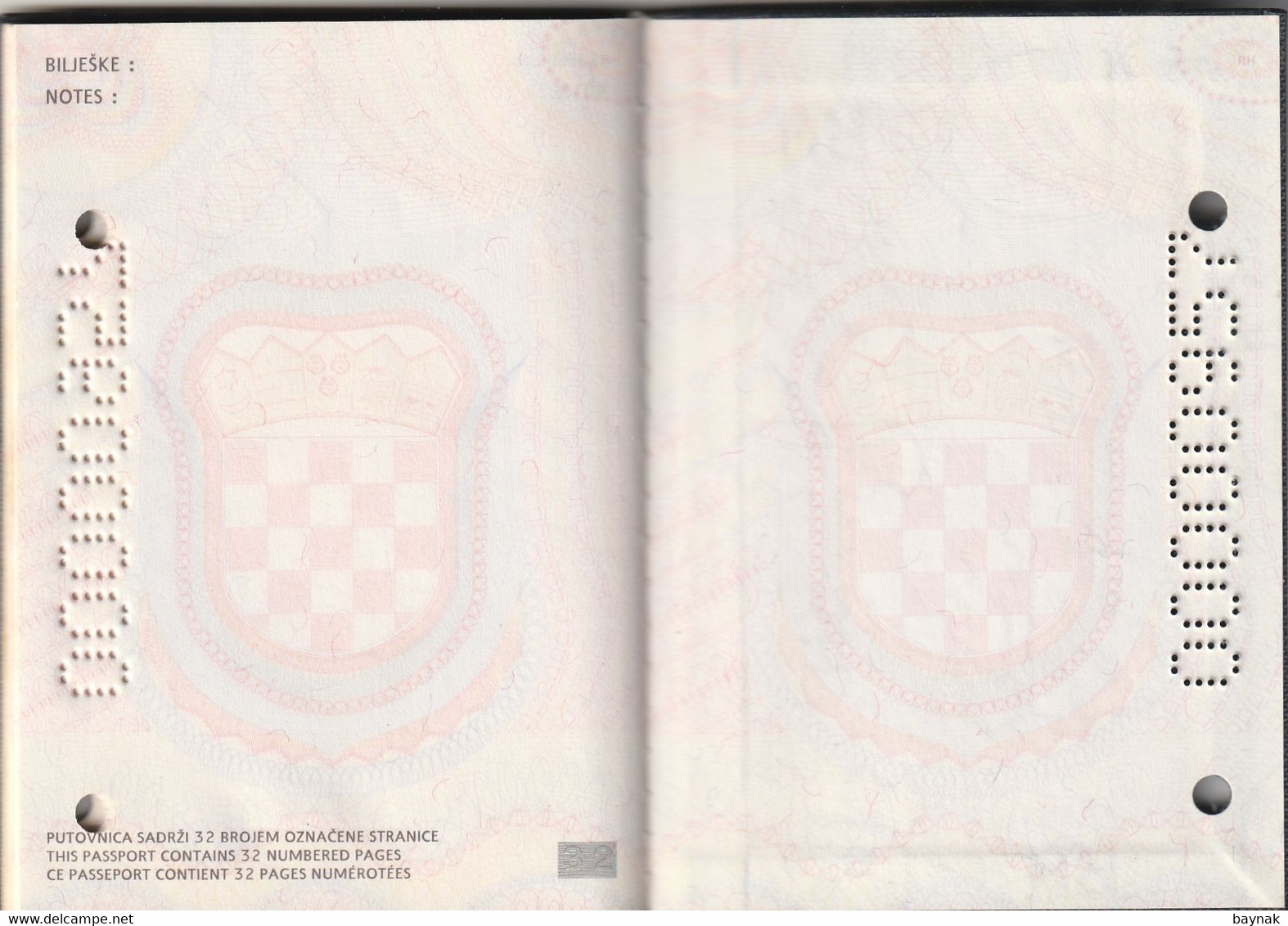 C106   --   PASSPORT  --   CROATIA  --   DIPLOMATIC PASSPORT  --  1995 - Historical Documents