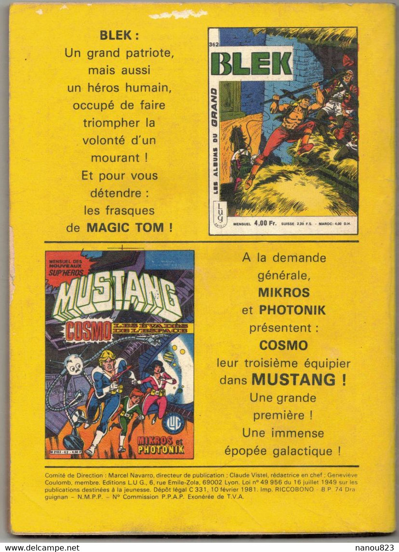 KIWI : MENSUEL N° 310 DU 10 FEVRIER 1981  EDITION LUG PETIT FORMAT - Kiwi