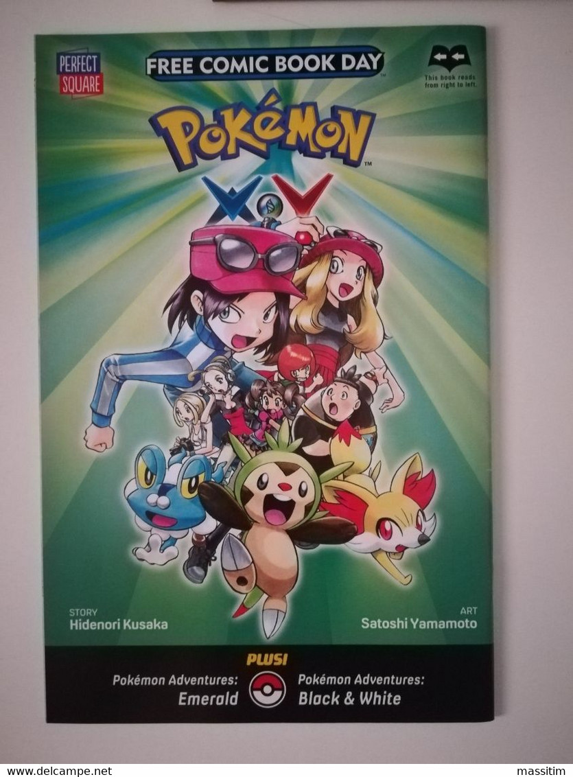 Pokémon ( Perfect Square ) Albo Mini Free Comic Day 2015 - Originale USA - Other Publishers