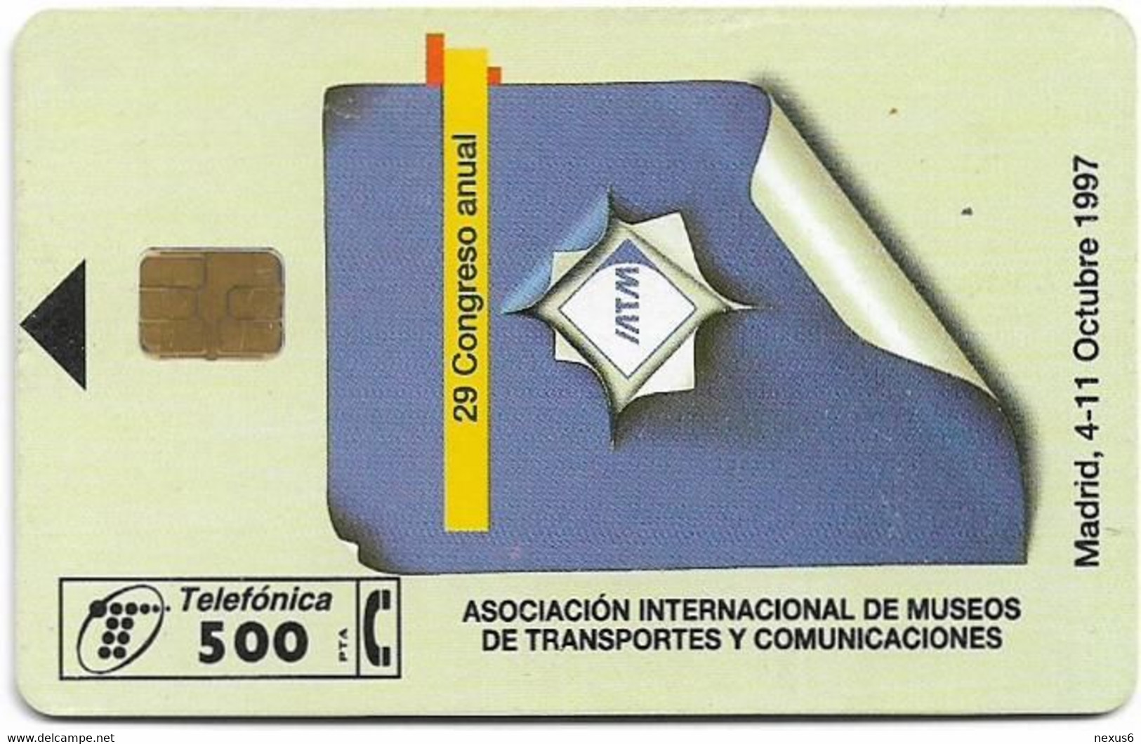 Spain - Telefónica - A.im.t.c. - G-014 - 10.1997, 500PTA, 5.000ex, Used - Gift Issues