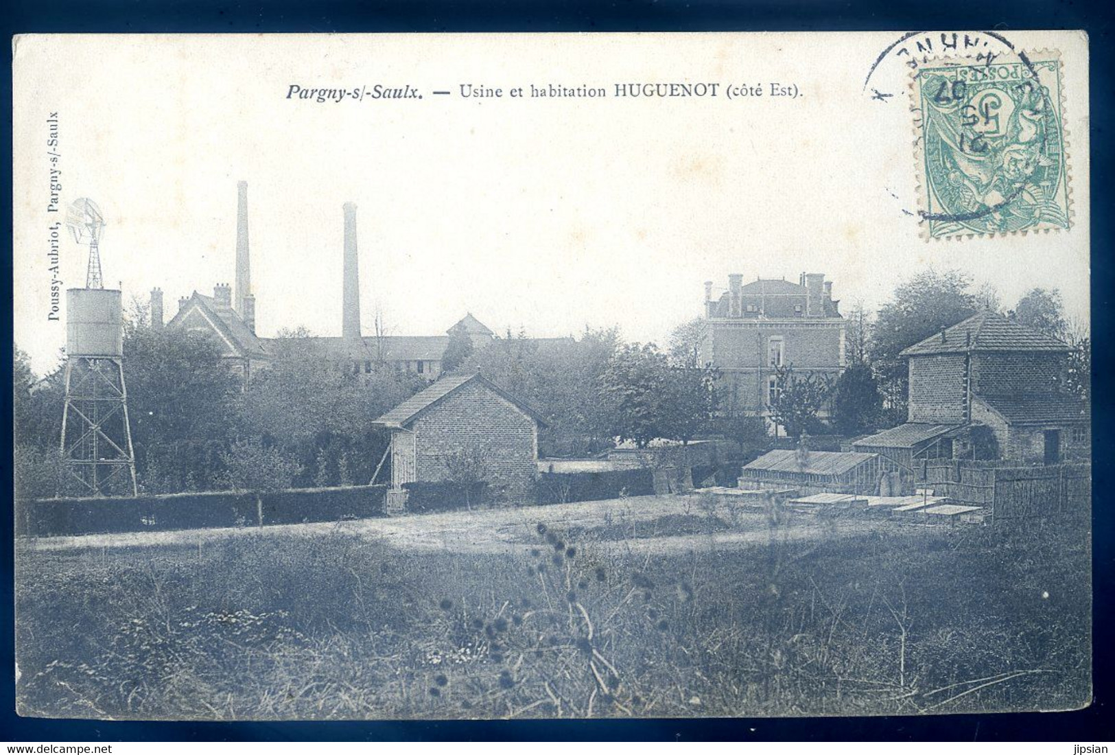 Cpa Du 51 Pargny Sur Saulx -- Usine Et Habitation Huguenot - Côté Est     FEV22-85 - Pargny Sur Saulx