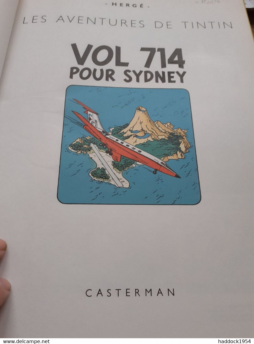 Vol 714 Pour Sydney HERGE Casterman  2007 - Tintin