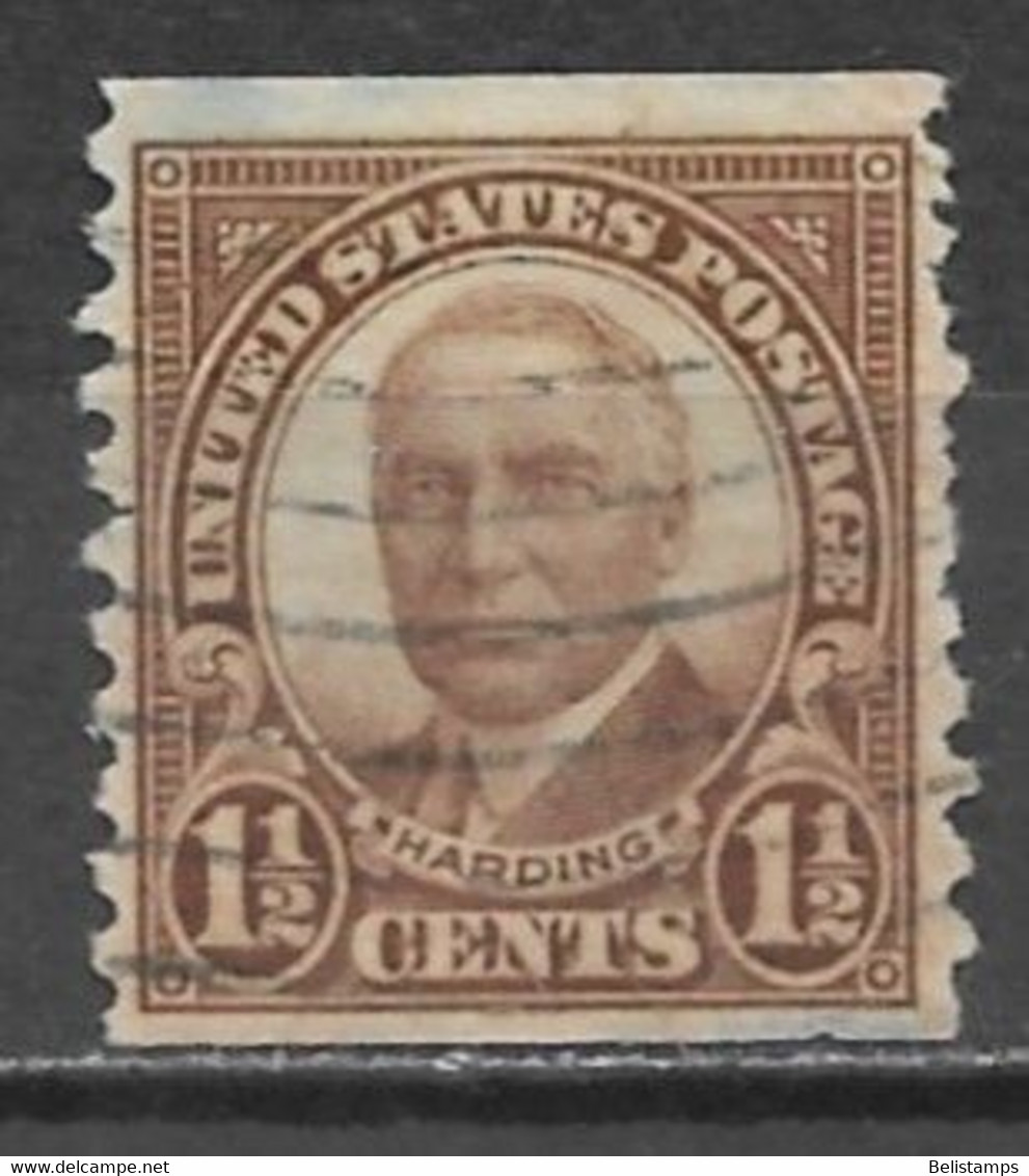 United States 1930. Scott #686 (U) Warren G. Harding - Coils & Coil Singles