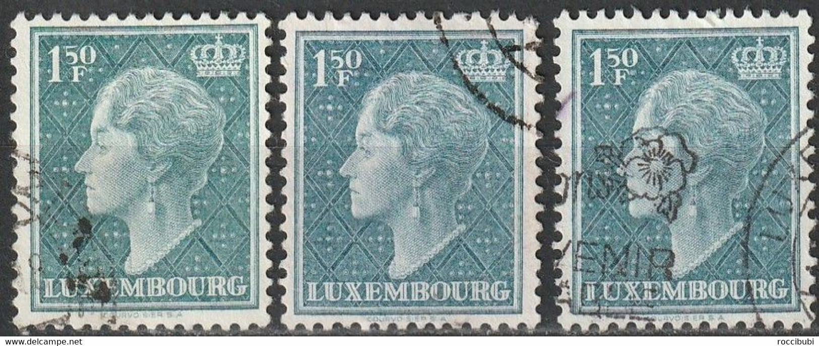 Mi. 451 O - 1948-58 Charlotte De Profil à Gauche