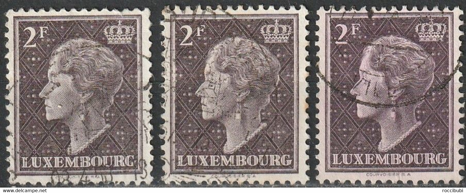 Mi. 453 O - 1948-58 Charlotte De Profil à Gauche