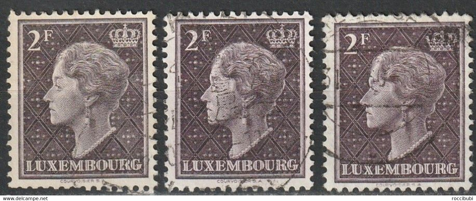 Mi. 453 O - 1948-58 Charlotte De Profil à Gauche