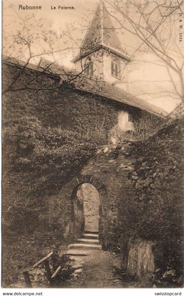AUBONNE La Poterne Gel. 1909 N. Teufen - Aubonne