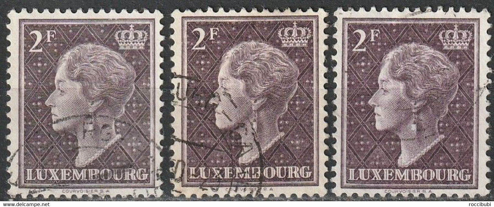 Mi. 453 O - 1948-58 Charlotte De Profil à Gauche