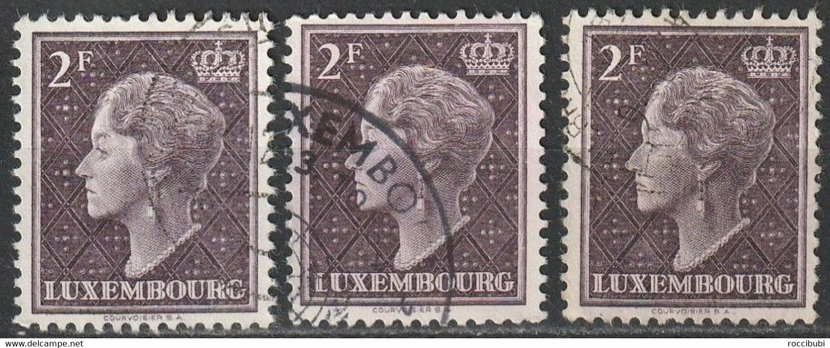 Mi. 453 O - 1948-58 Charlotte De Profil à Gauche