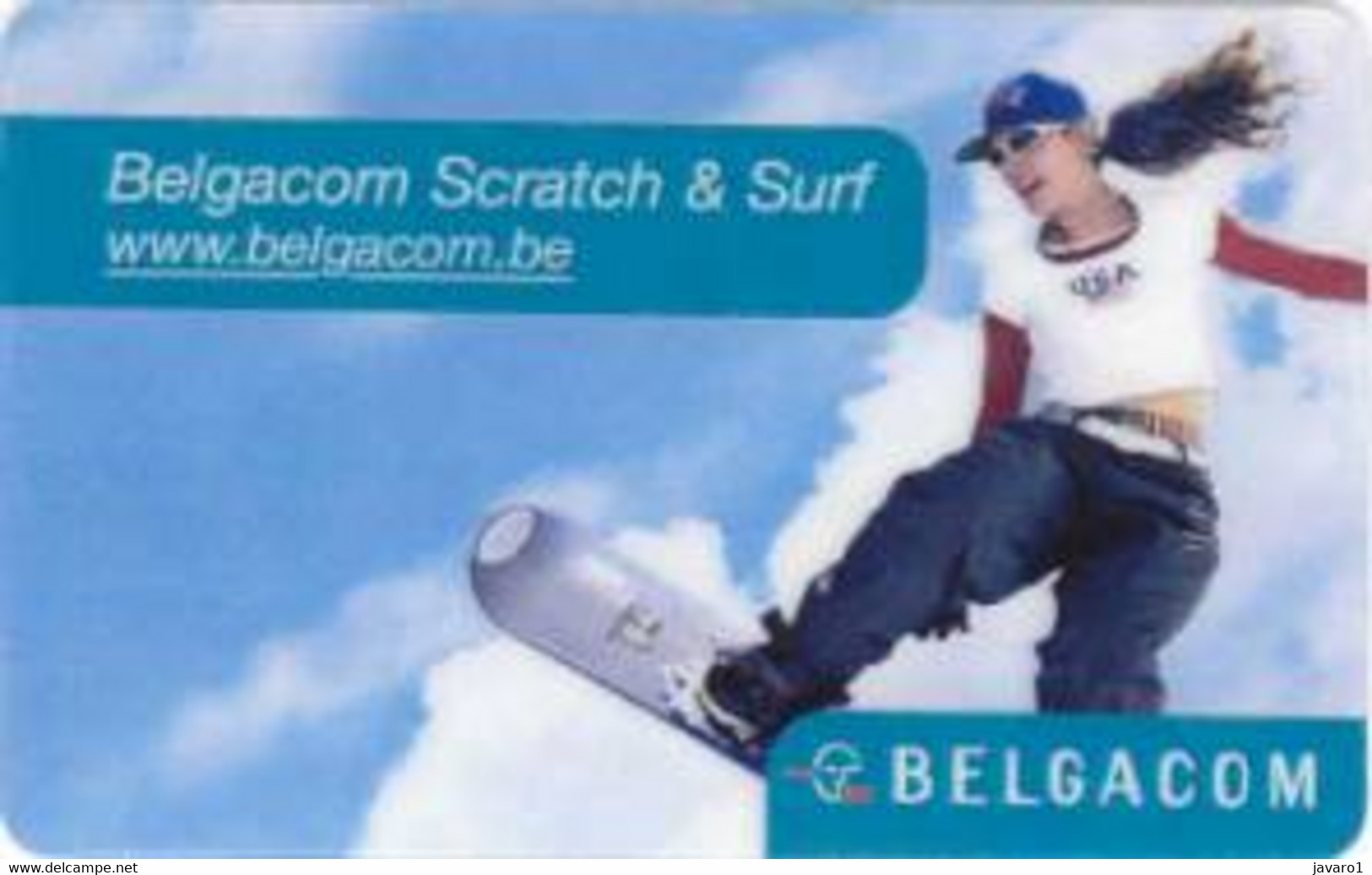BEL_SURF : BSCR08 100bef Scratch+Surf Scateboarder (no Text) USED Exp: 15/MEI/2002 - Zu Identifizieren