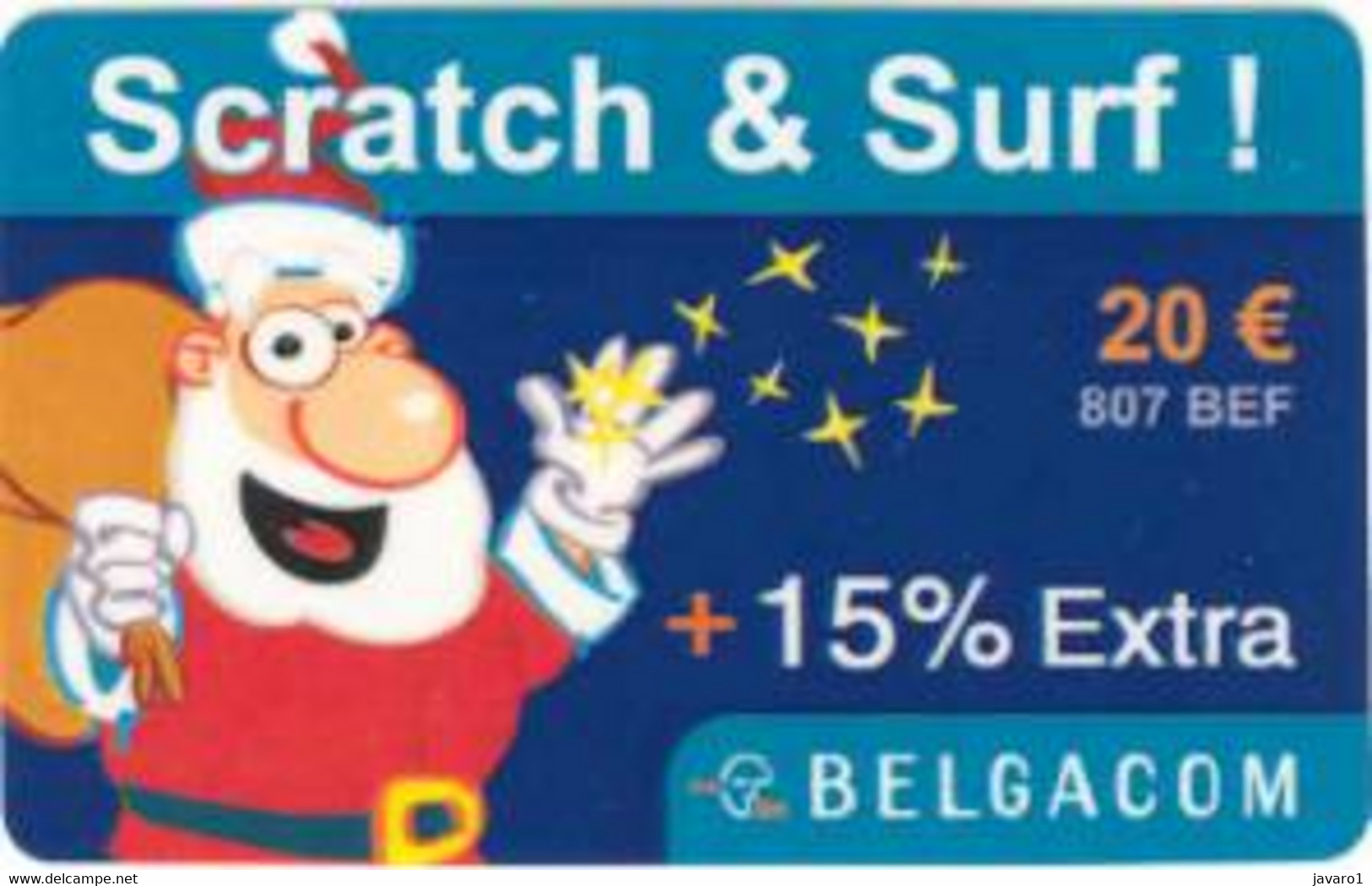 BEL_SURF : BSCR02 20eur+15% Scratch+Surf Father X)mas USED - Te Identificeren