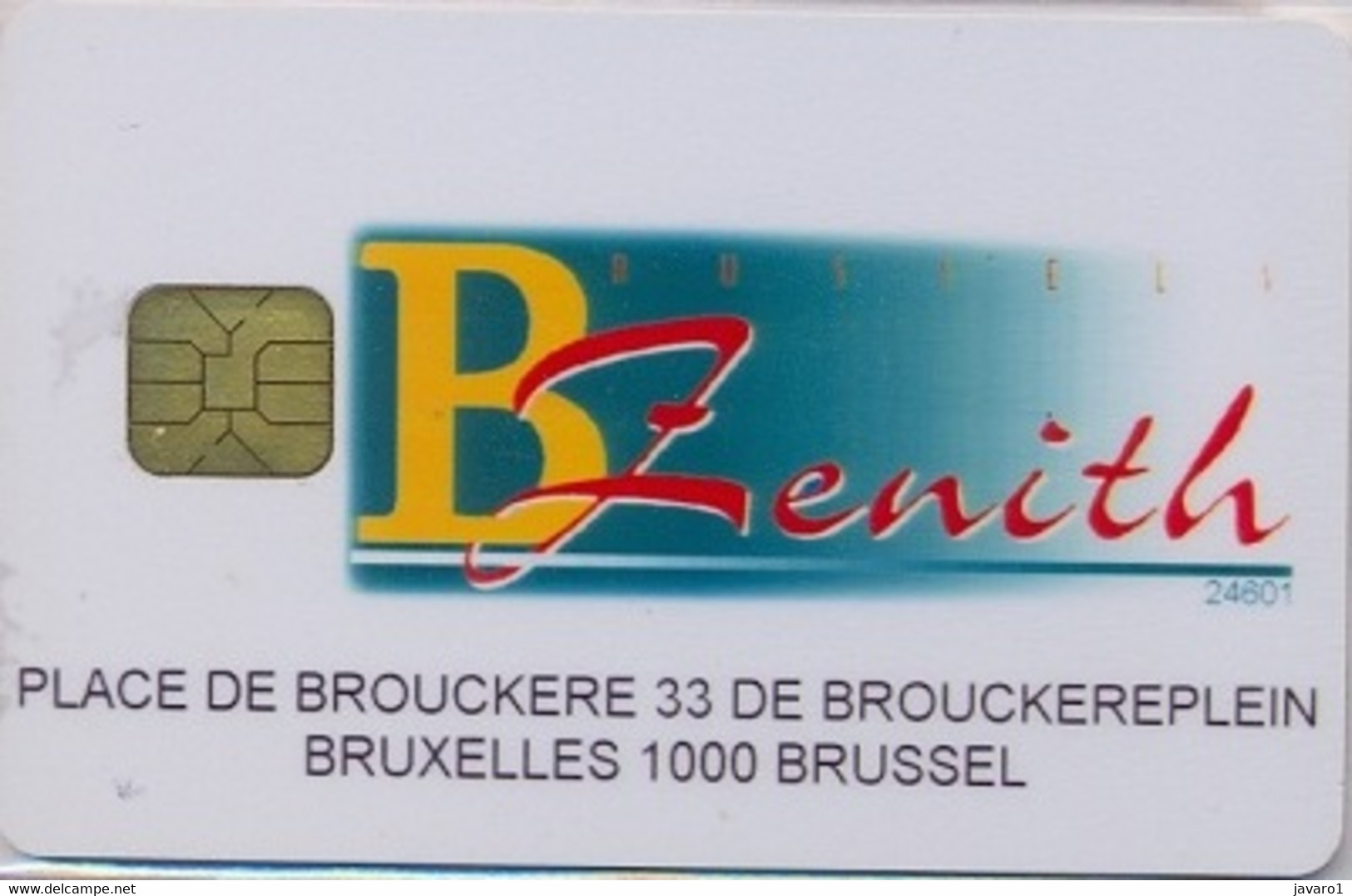 BELGIUM : BEL60 - B-ZENITH Place De Brouckere,Brussel USED - A Identifier