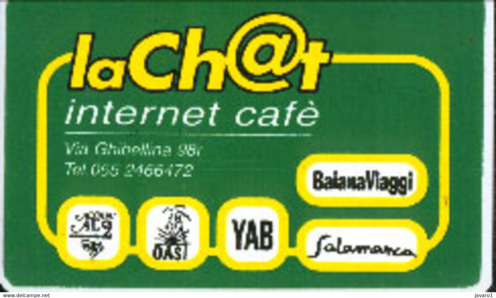 ITALY : ITA60 LaChat Internet Cafe (FIRENZE) USED - A Identificar