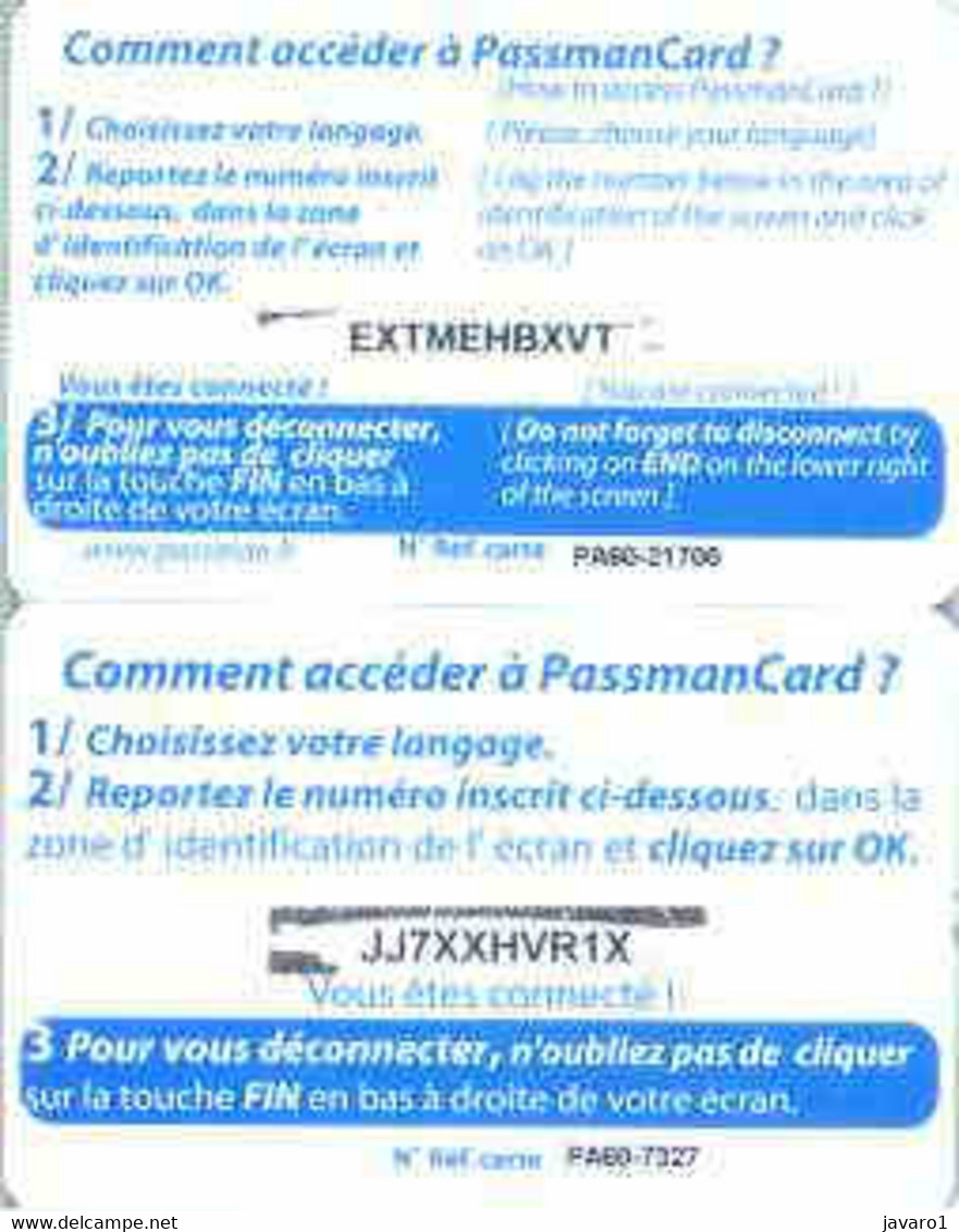 FRANCE : FRAPA01 60u Passman Card Darcom MINT - Autres & Non Classés