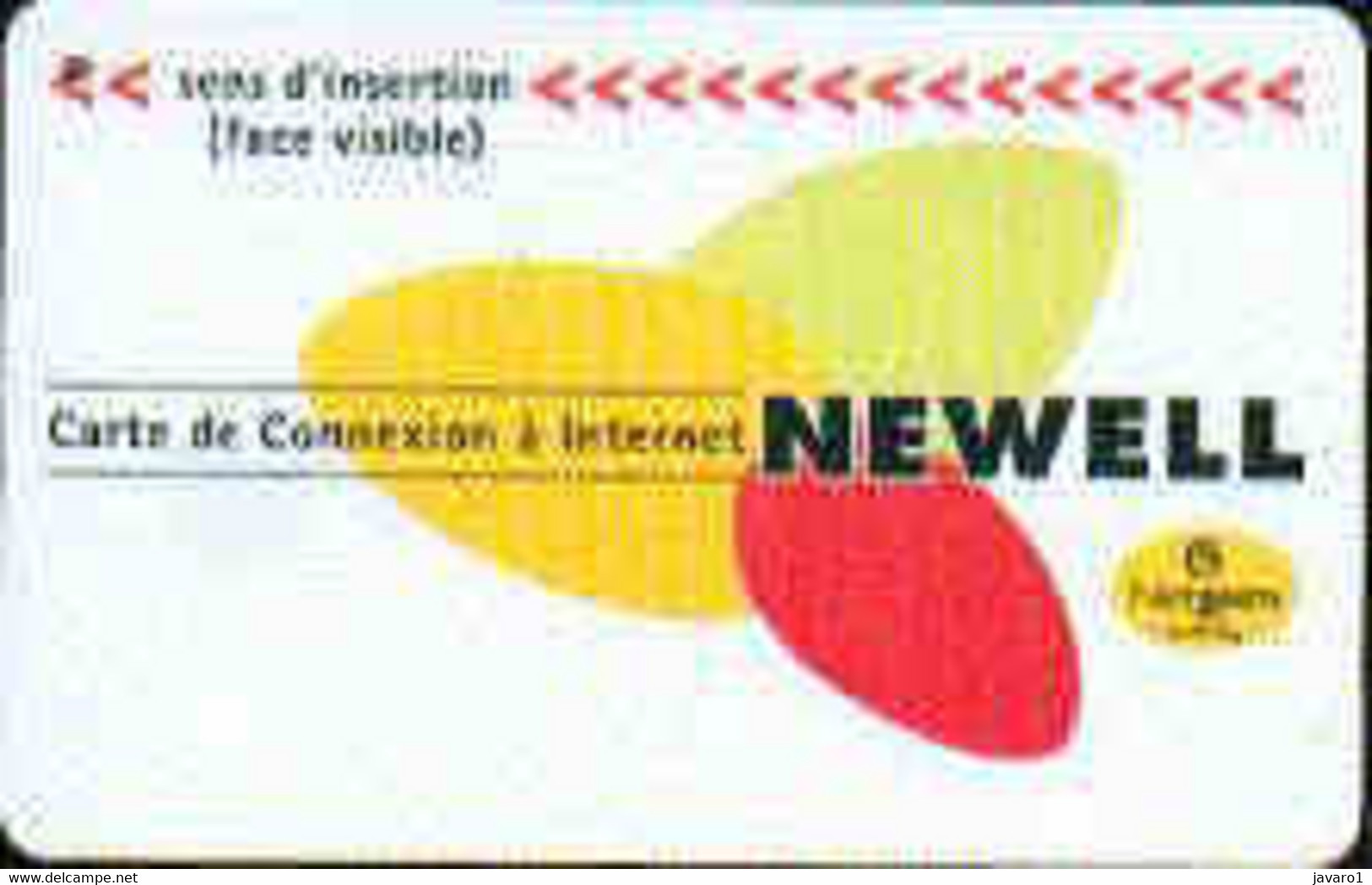 FRANCE : FRAN1 Carte De Connexion A Internet NEWELL (Netgem) USED - Otros & Sin Clasificación