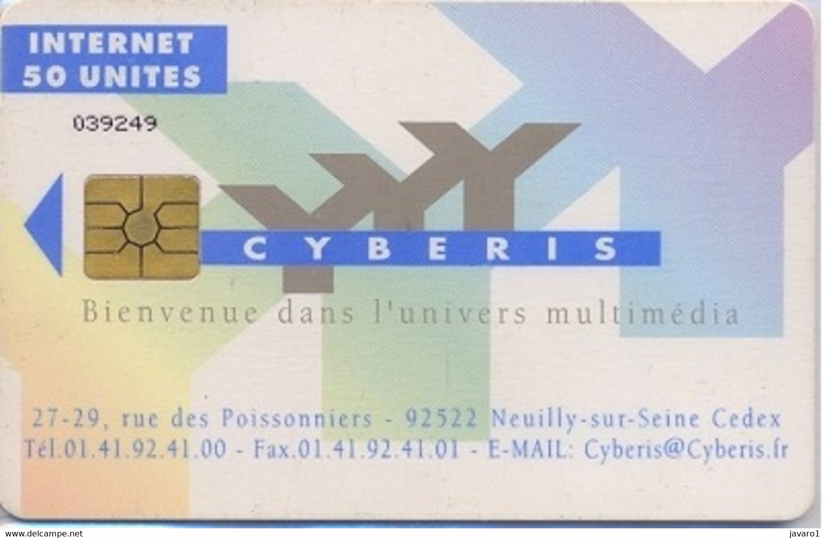 FRANCE : CYB24 50u Internet(92522) /  AG2R USED - Otros & Sin Clasificación