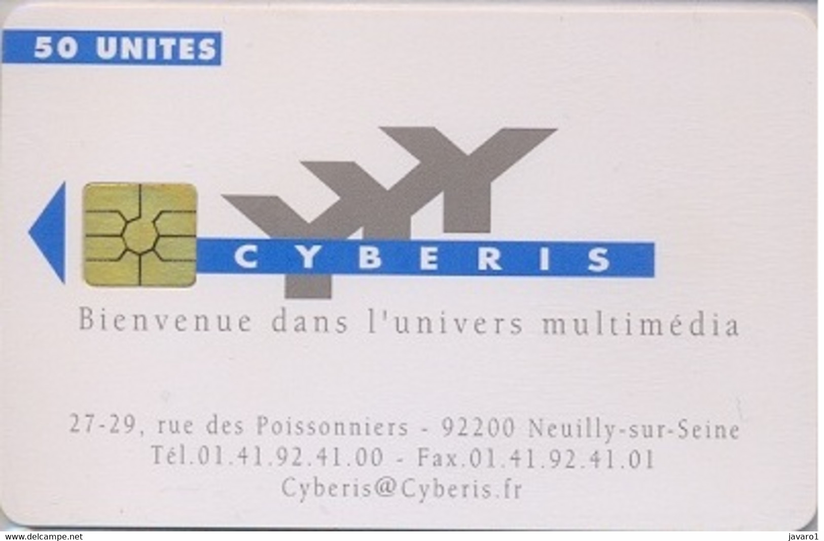 FRANCE : CYB17 50u Cyberis 92200 / White MINT - Sonstige & Ohne Zuordnung