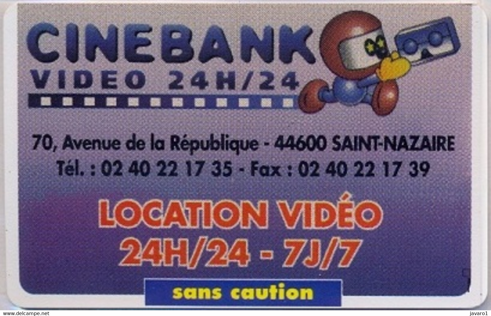 FRANCE : CYB04 15u Cyberis 75017 / CINEBANK MINT - Autres & Non Classés