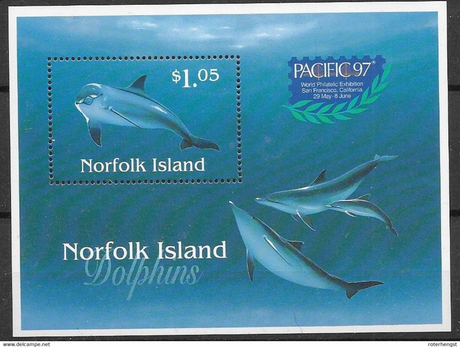 Norfolk Mnh ** 1997 9,50 Euros Dolphin Dauphin - Ile Norfolk