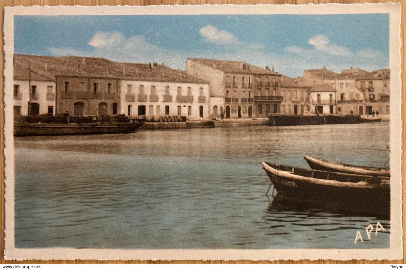 Mèze - Vue Sur Le Port - Péniche Bateau - Mèze