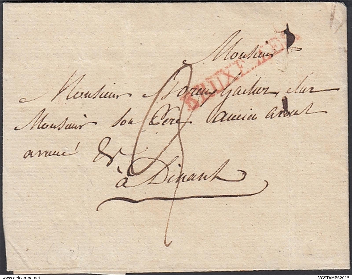 Belgique 1815 - Précurseur De Bruxelles  à Destination Dinant...... (DD) DC-10903 - Altri & Non Classificati