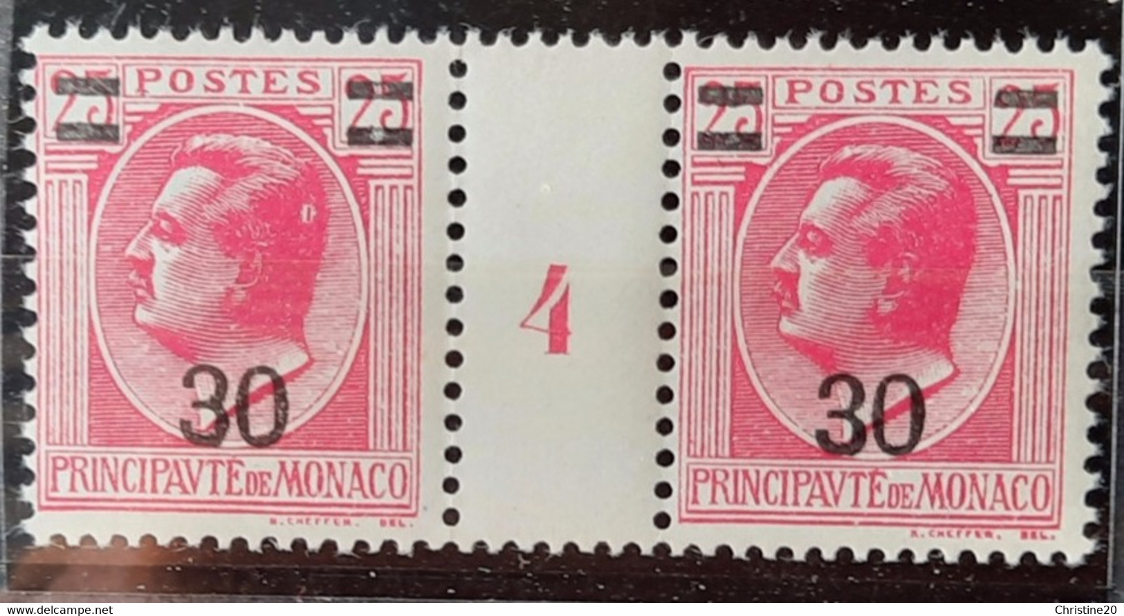 Monaco 1924 N°104 Millesime 1924 **TB Cote 22€ - Neufs