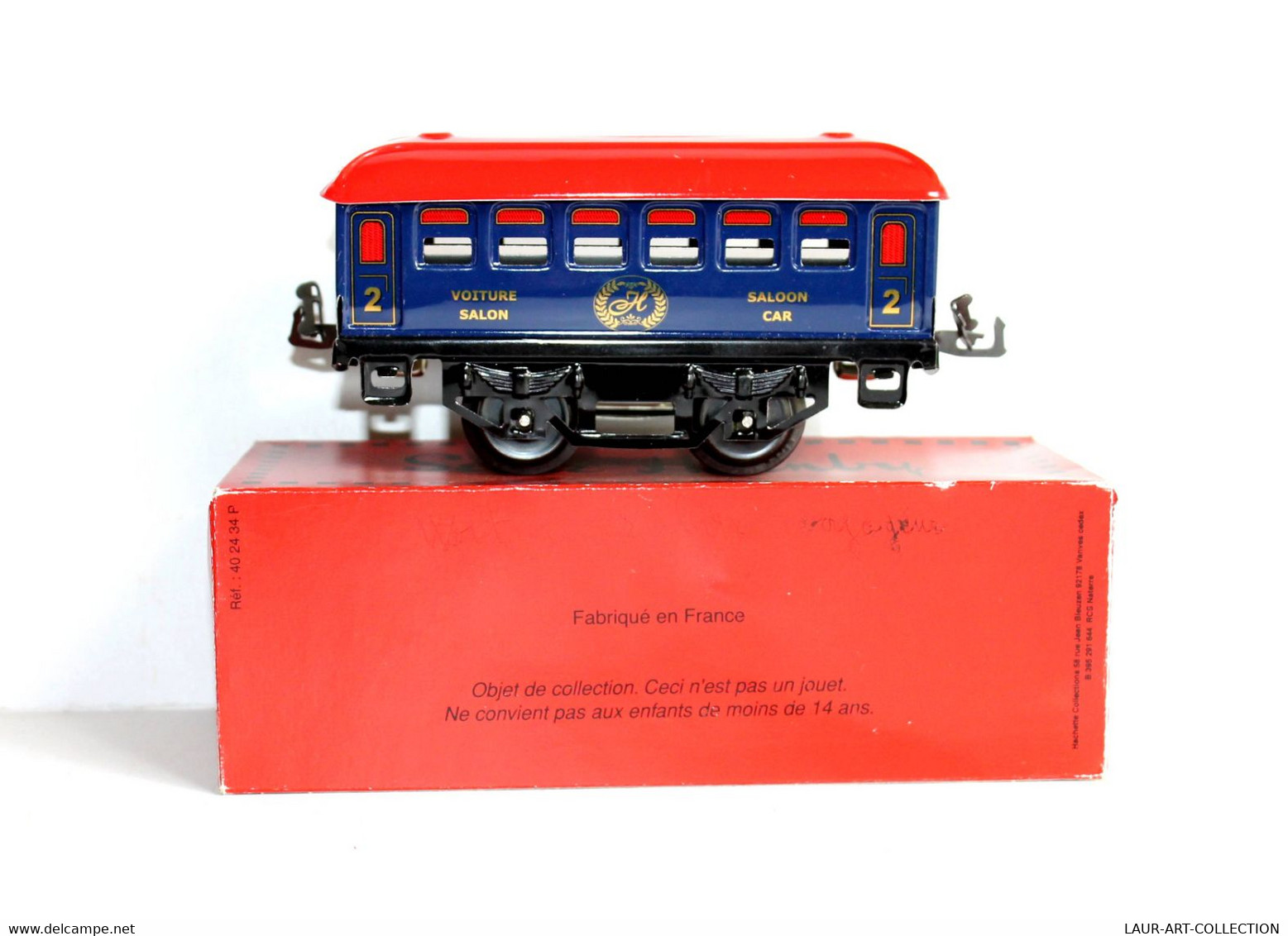 HORNBY - WAGON VOITURE SALON VOYAGEUR – ECH O - SALOON CAR - 2eme CLASSE / FERROVIAIRE TRAIN CHEMIN FER  (2105.3) - Coches De Viaje