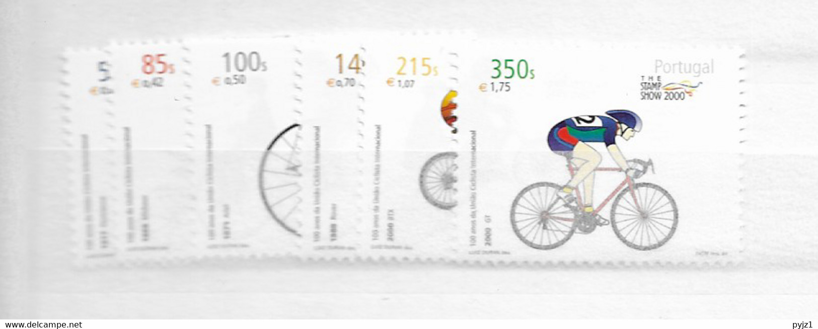 2000 MNH Portugal, Mi 2432-7 Postfris** - Unused Stamps