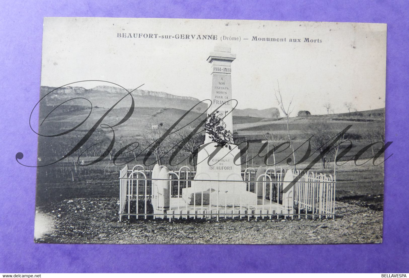 Beaufort-sur-Gervanne.  Monument Aux Morts Guerre 1914-1918-D26 Drome - War Memorials