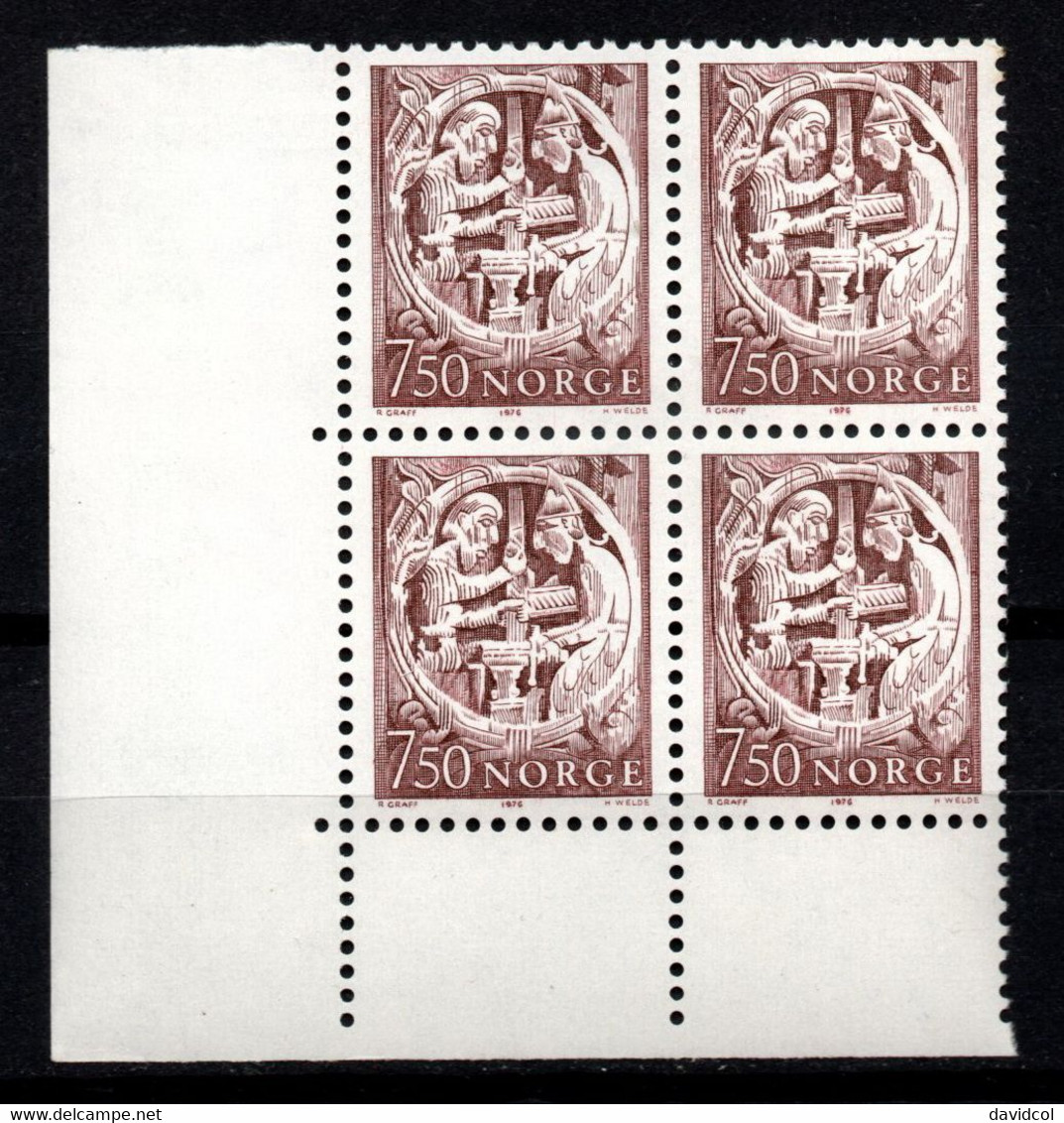 405- NORWAY 1976 - SCOTT#: 669 - MNH - NORWEGIAN FOLK TALE - Ungebraucht