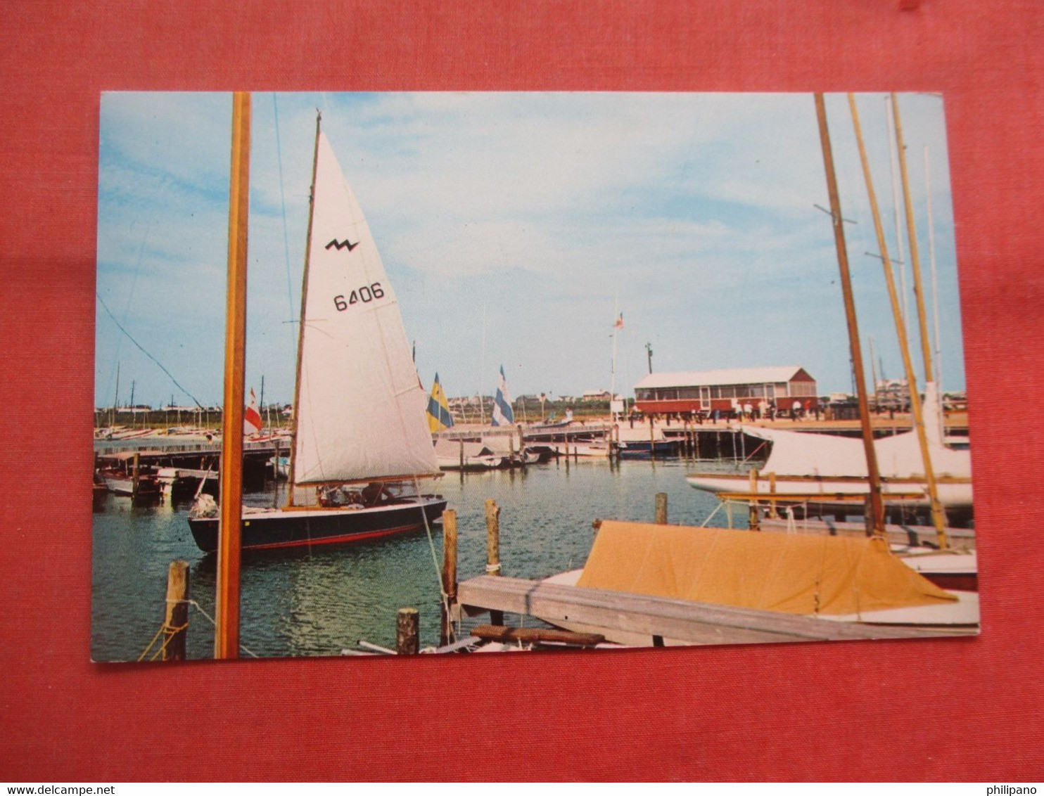 Setting Out Under Full Sail Dewey Beach.  Delaware      Ref 5641 - Other & Unclassified