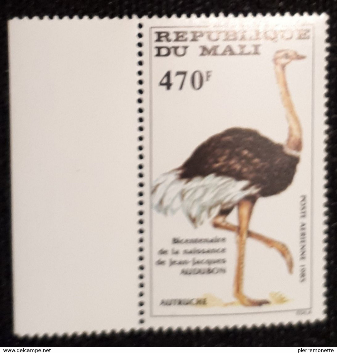 Mali 1985, Aubudon-Autruche, N** - Straussen- Und Laufvögel