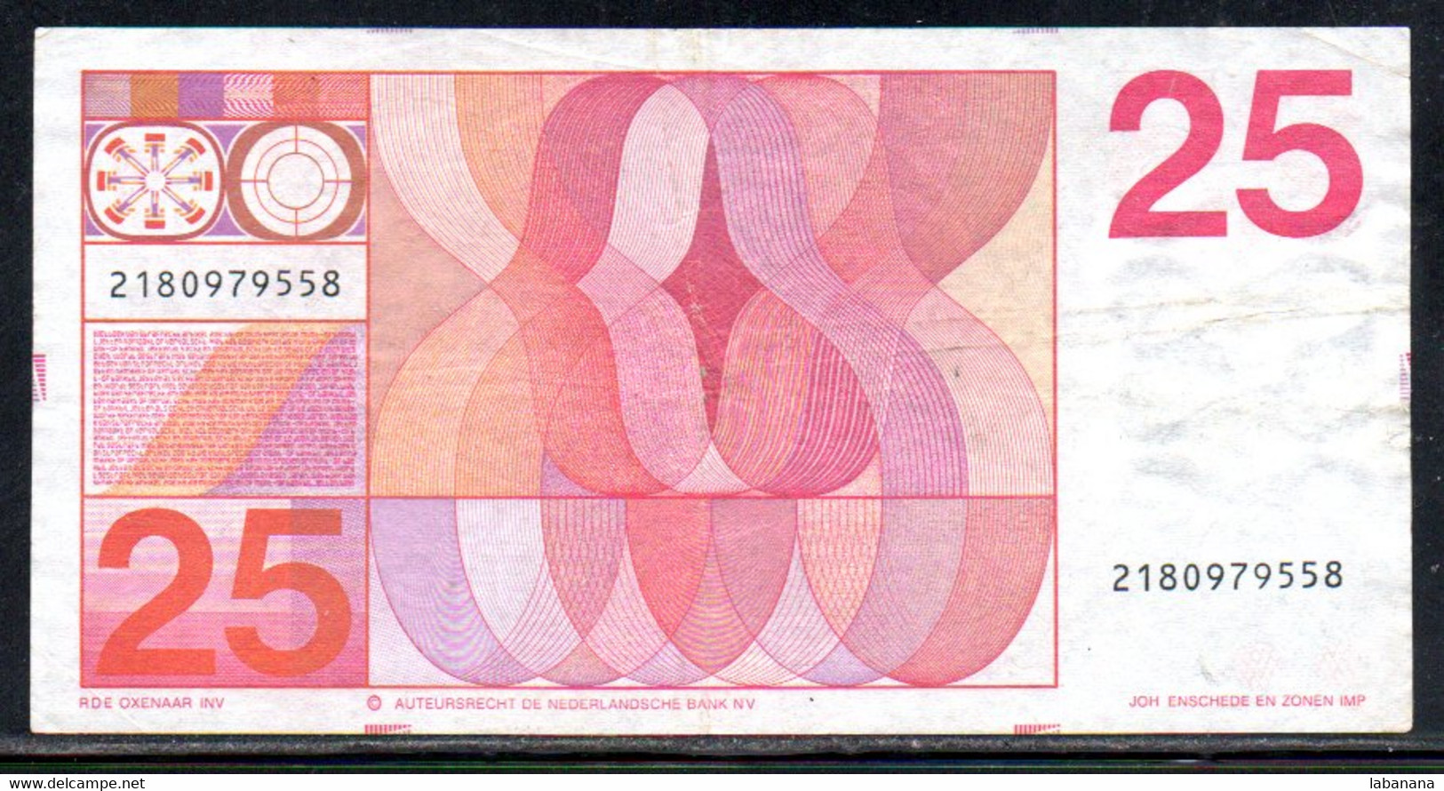 659-Pays-Bas 25 Gulden 1971 - 218 - 25 Gulden