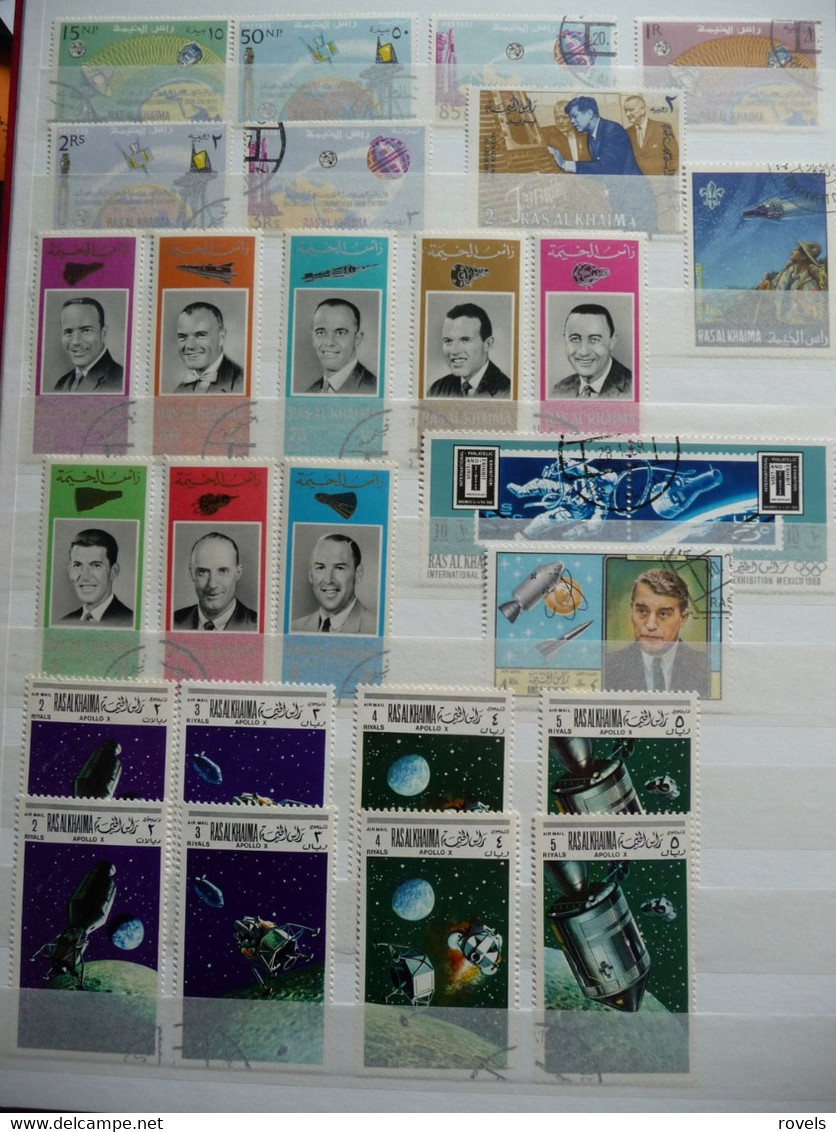 (ZK2) SPACE Collectie Thematisch Lot  RUIMTEVAART. * Collection Thematic Lot SPACE SEE THE 12 SCAN'S - Sammlungen
