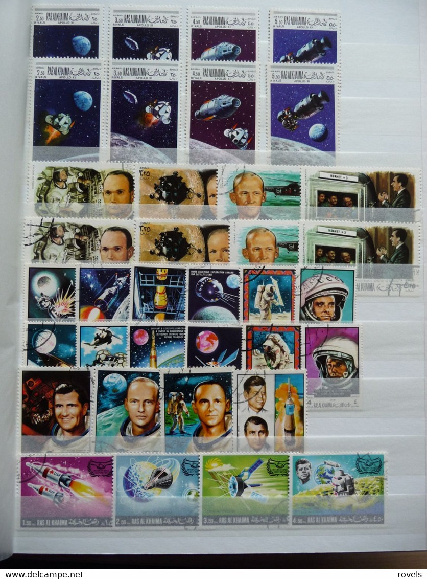 (ZK2) SPACE Collectie Thematisch Lot  RUIMTEVAART. * Collection Thematic Lot SPACE SEE THE 12 SCAN'S - Collections