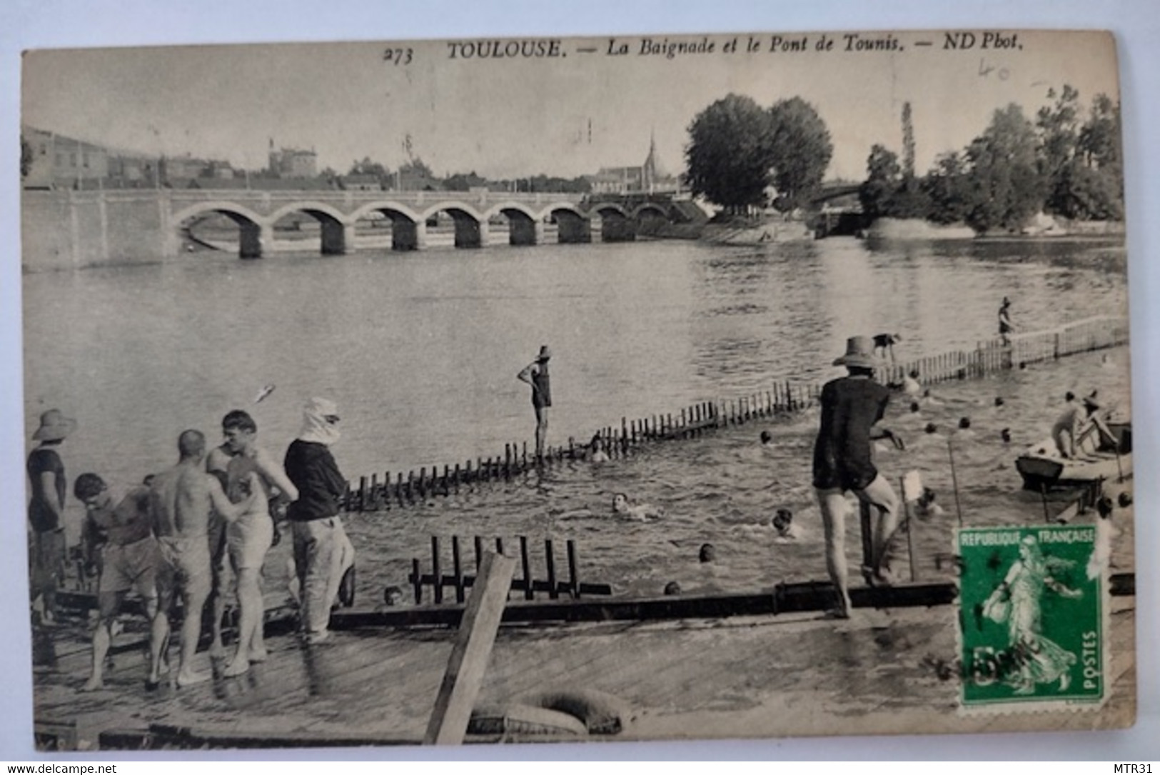 Toulouse- La Baignade Et Le Pont De Tounis - Toulouse