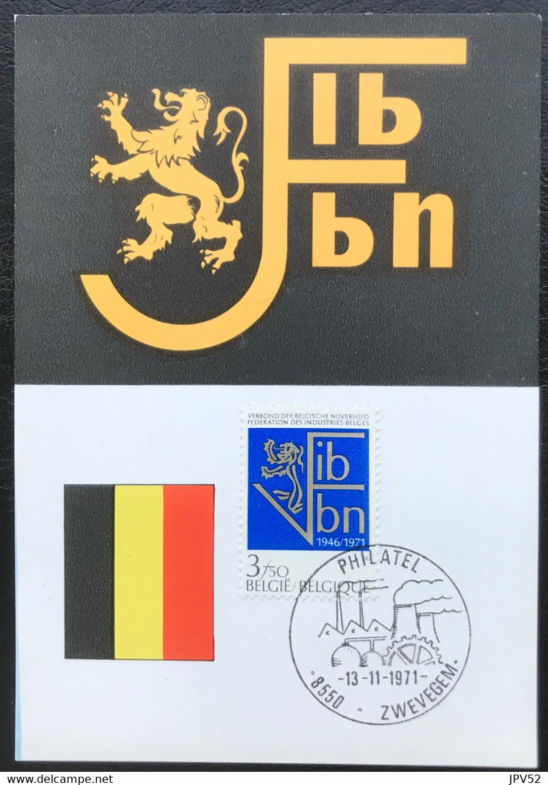 België - Belgique - DEL143 - 1971 - Michel 1661 - Verbond Der Belgische Nijverheid - ZWEVEGEM - 1971-1980