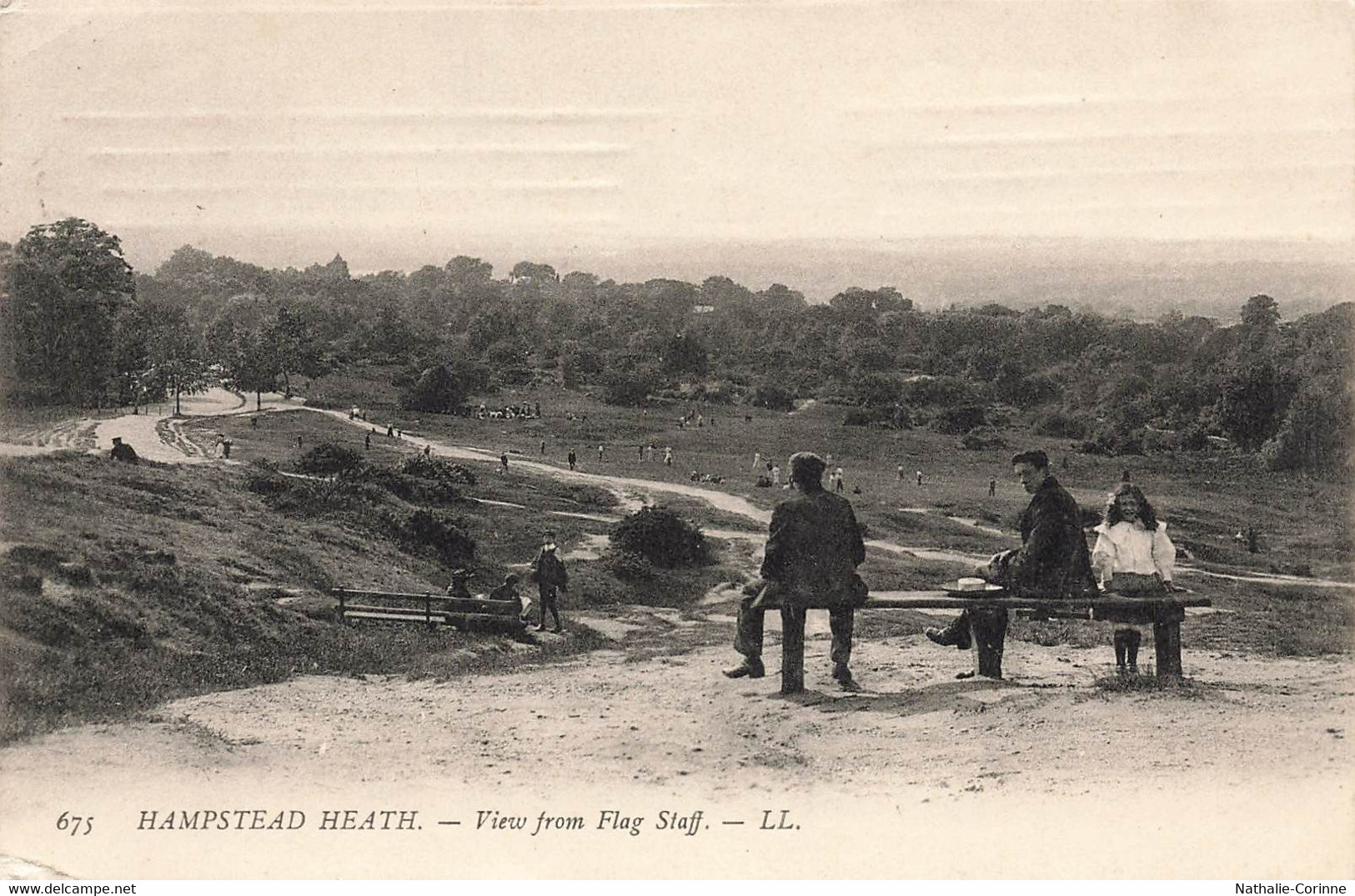 Hampstead Heath - View From Flag Staff - Animé - London Suburbs