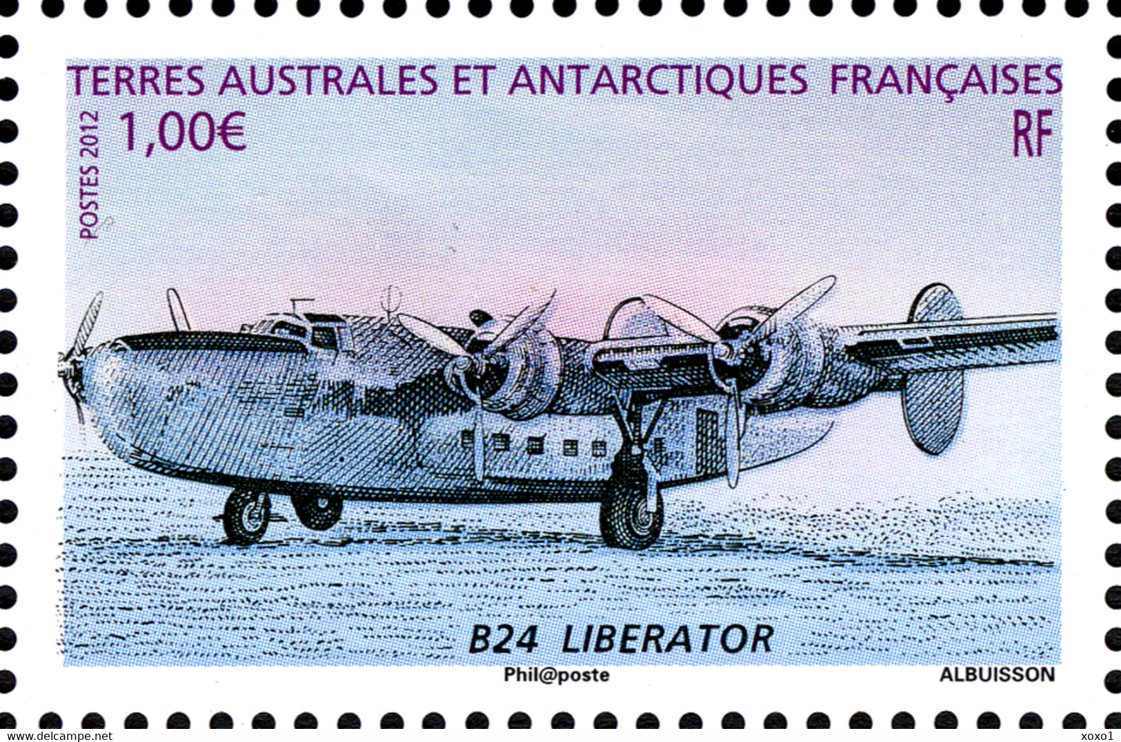 TAAF 2012 Mi.No. 772 - 777 (Block 30)  Fr. Antarktis Airplanes Transport 1 S\sh MNH** 14.00 € - Polar Flights