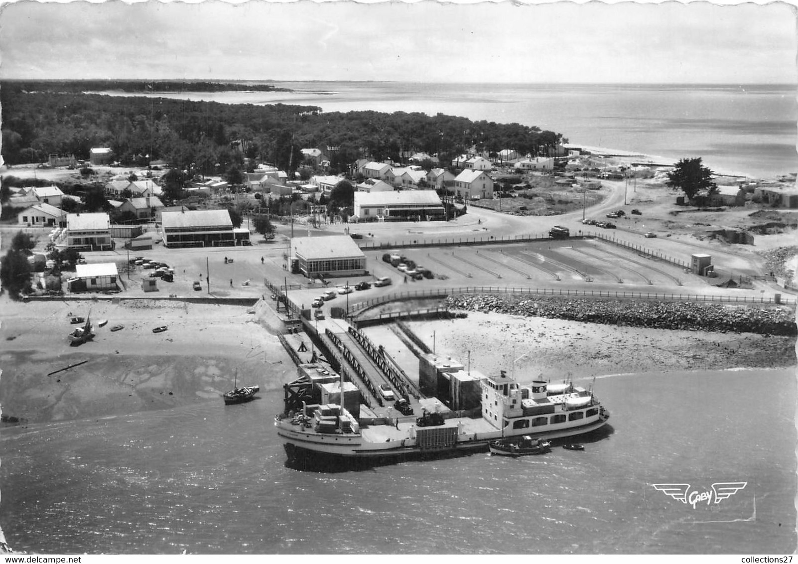 44-SAINT-BREVIN-L'OCEAN- L'EMBARCADERE VUE DU CIEL - Saint-Brevin-l'Océan