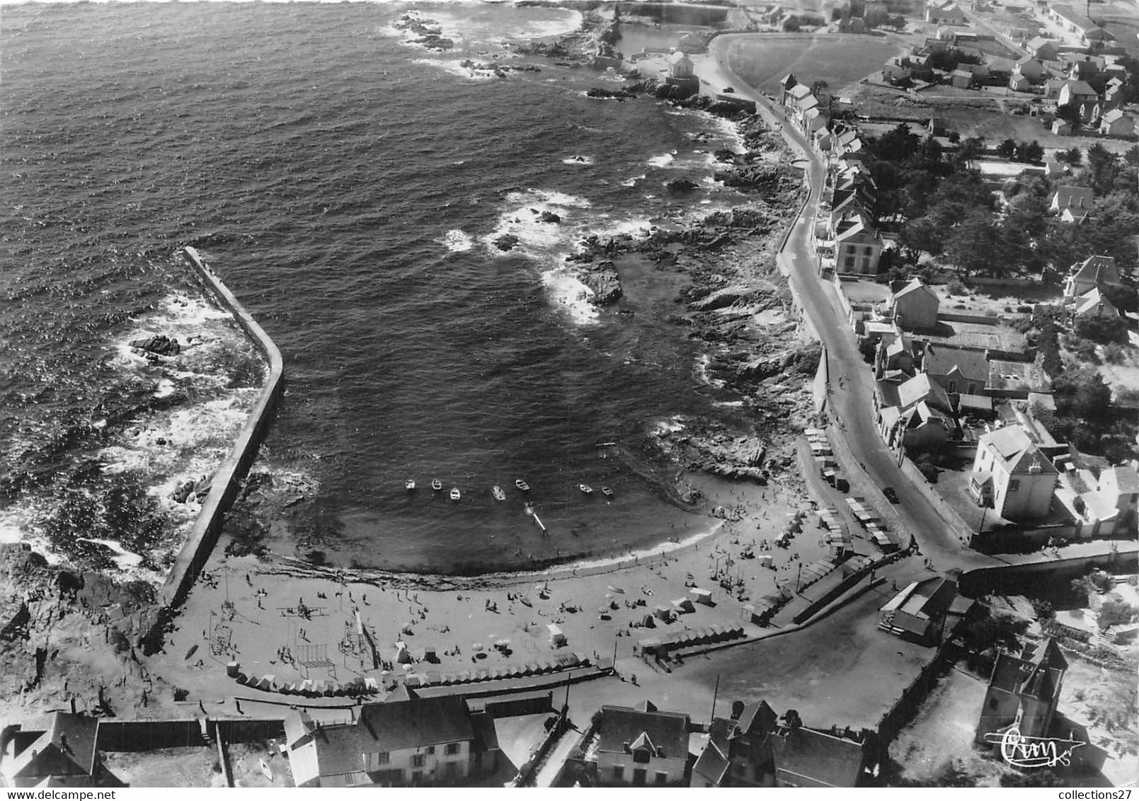 44-BATZ-SUR-MER- LA PLAGE ST MICHEL VUE DU CIEL - Batz-sur-Mer (Bourg De B.)