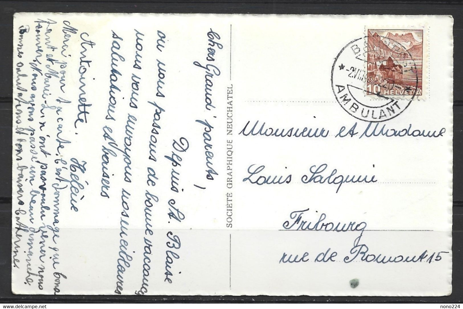 Carte P De 1942!! ( St-Blaise ) - Saint-Blaise