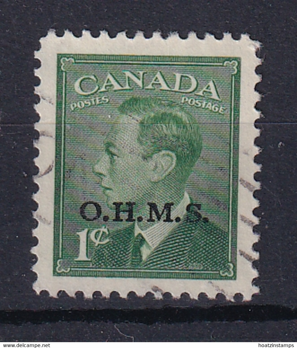 Canada: 1949/50   Official - KGVI 'O.H.M.S.' OVPT   SG O172    1c    Used - Aufdrucksausgaben