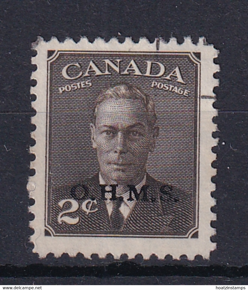 Canada: 1949/50   Official - KGVI 'O.H.M.S.' OVPT   SG O173    2c    Used - Overprinted