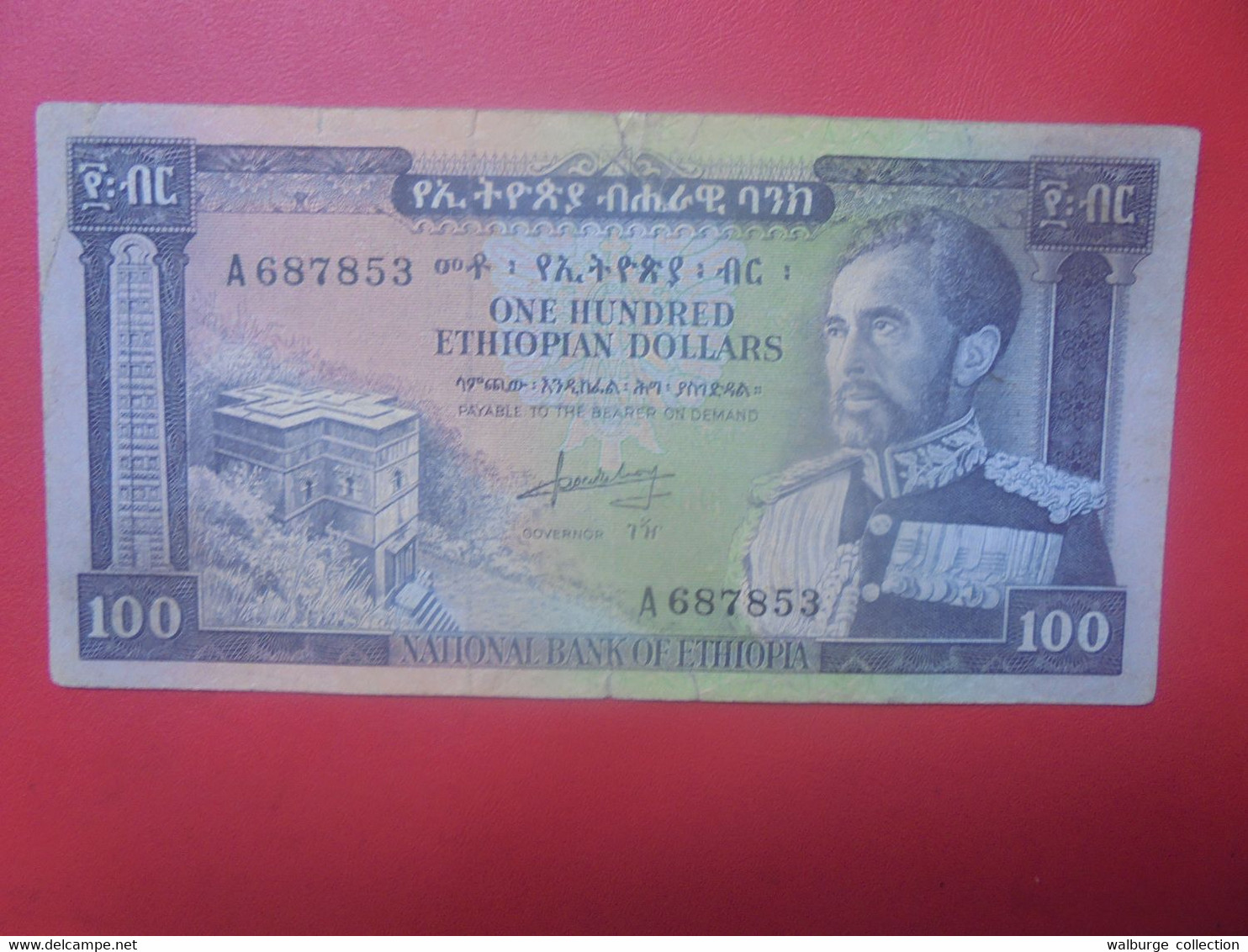 ETHIOPIE 100 $ 1966 Circuler (L.2) - Ethiopia