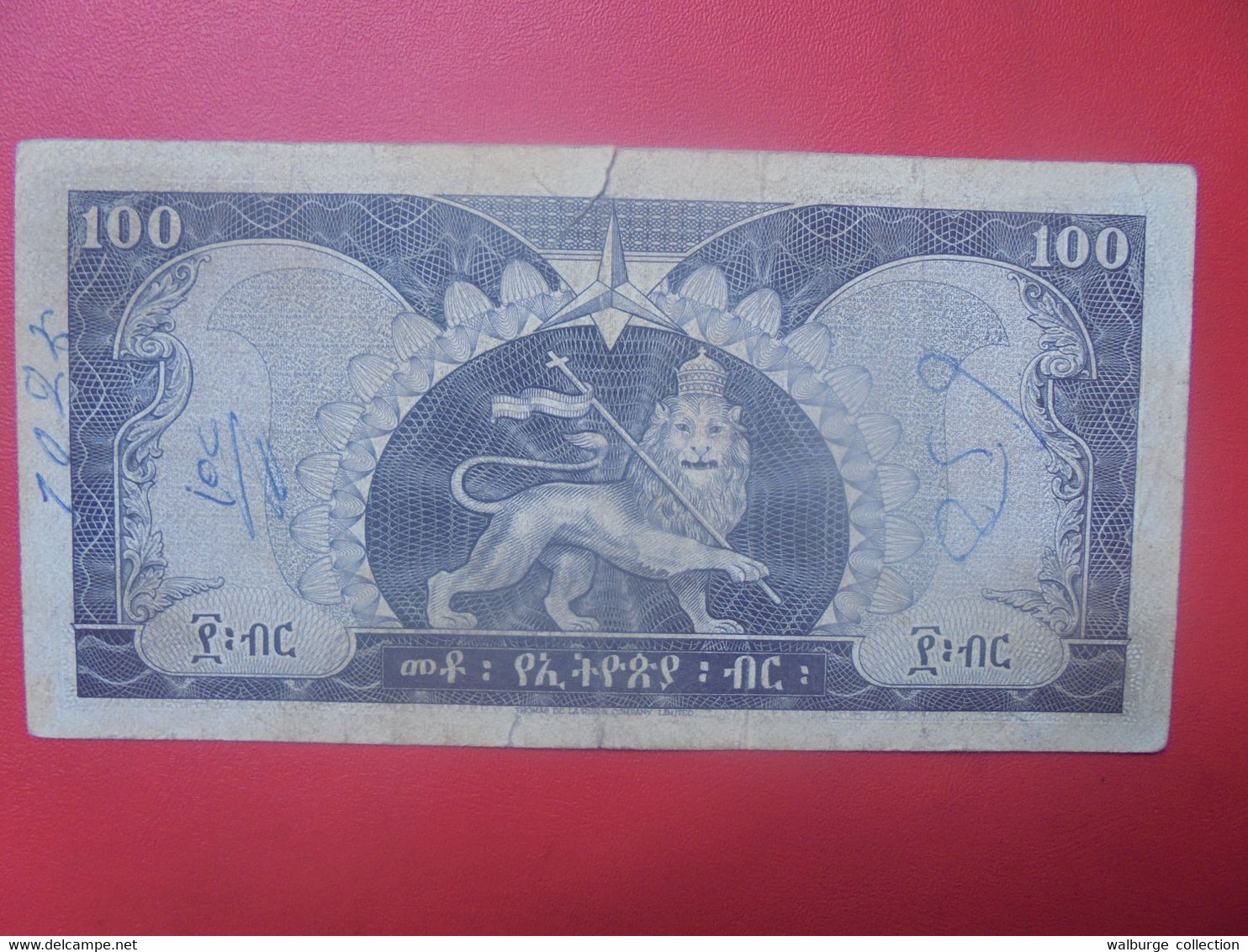 ETHIOPIE 100 $ 1966 Circuler (L.2) - Ethiopie